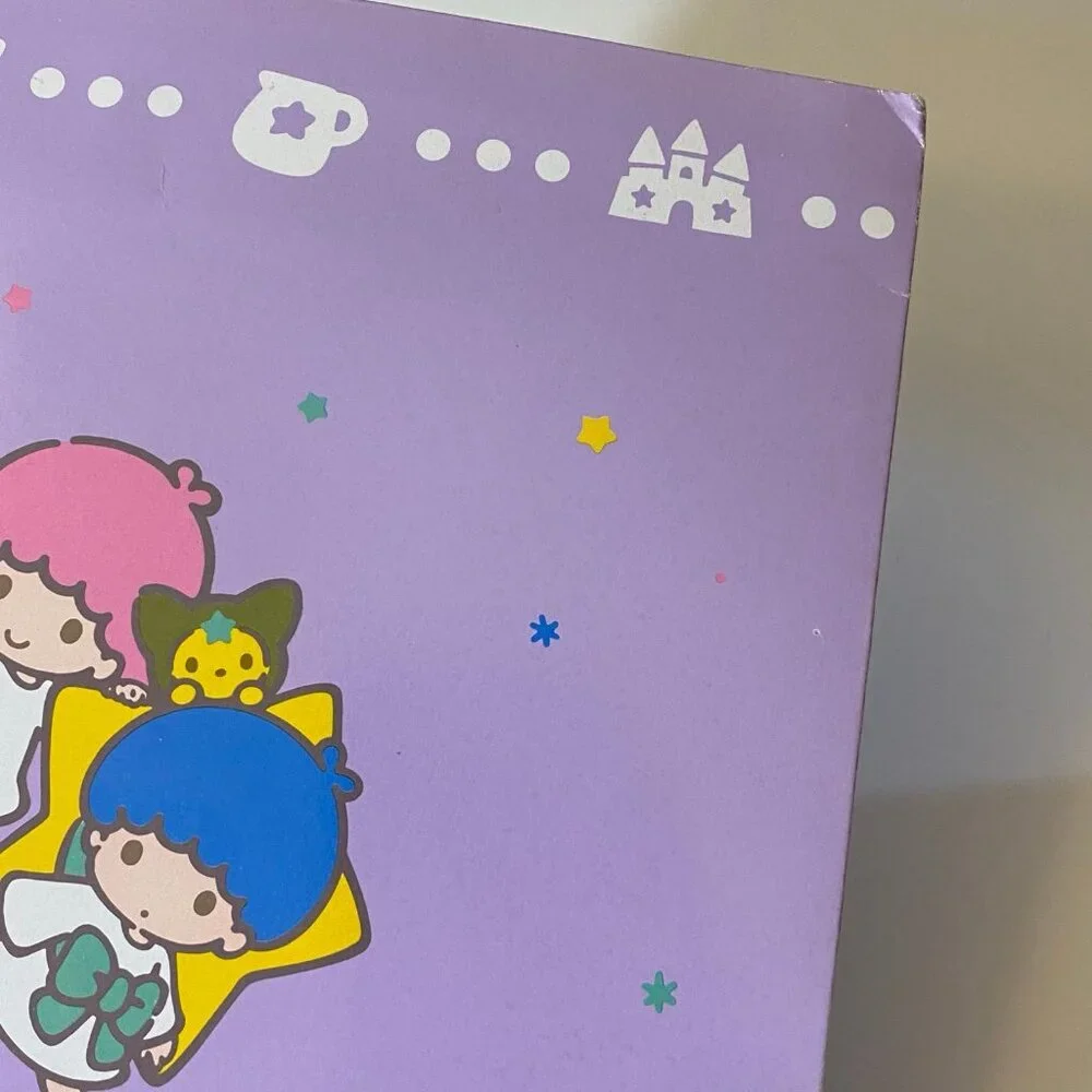Vintage Sanrio 1990 Folder Little Twin Stars Pocket Portfolio